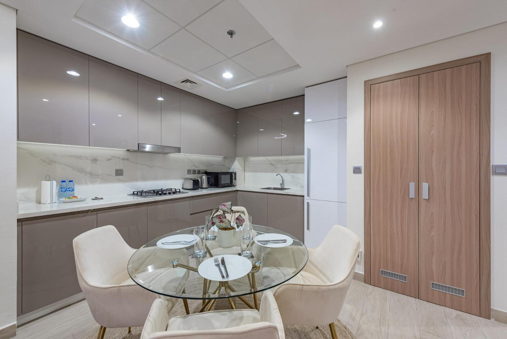 Cozy & Convenient 1Br Haven In Al Jaddaf Appartement Dubai Buitenkant foto