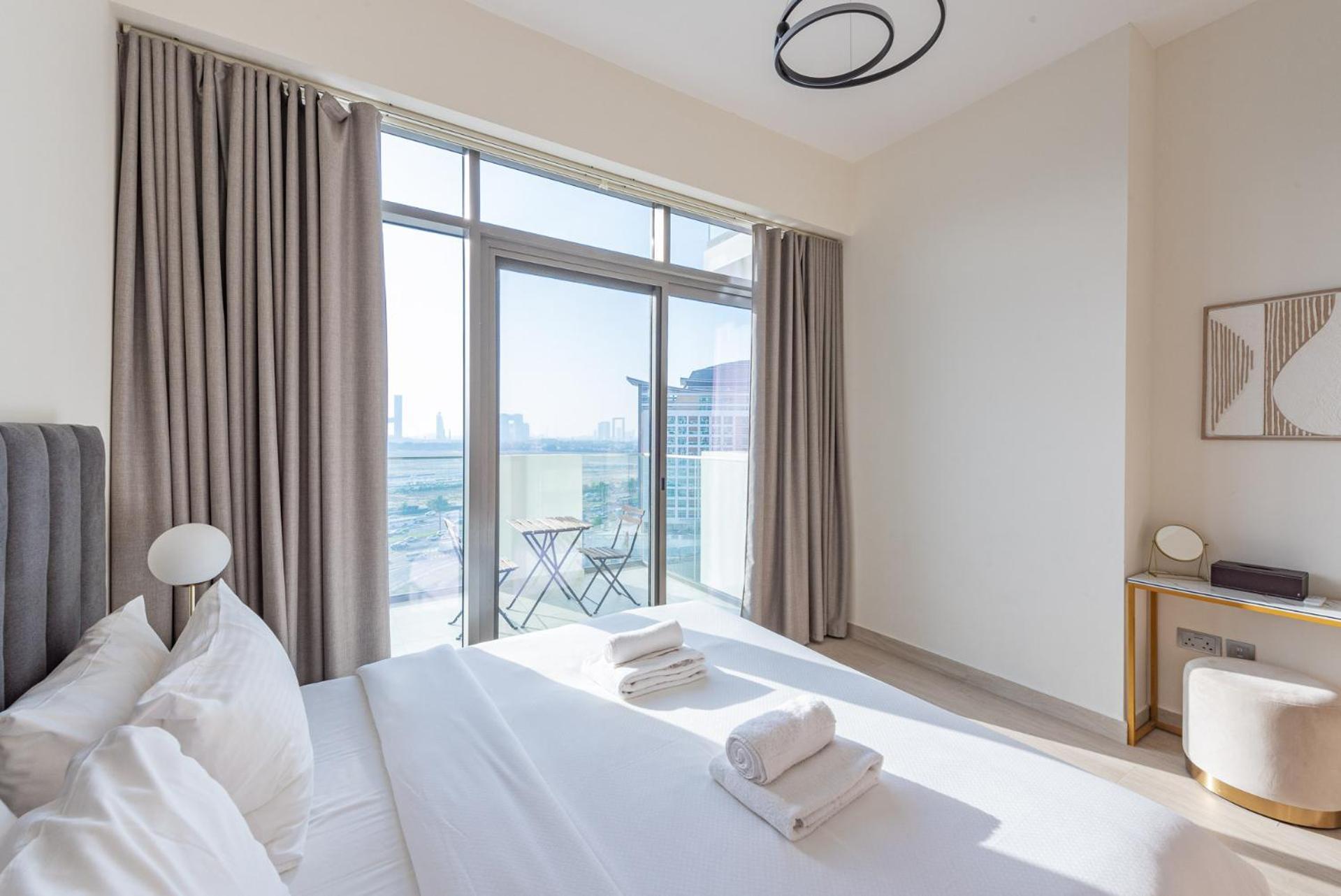 Cozy & Convenient 1Br Haven In Al Jaddaf Appartement Dubai Buitenkant foto